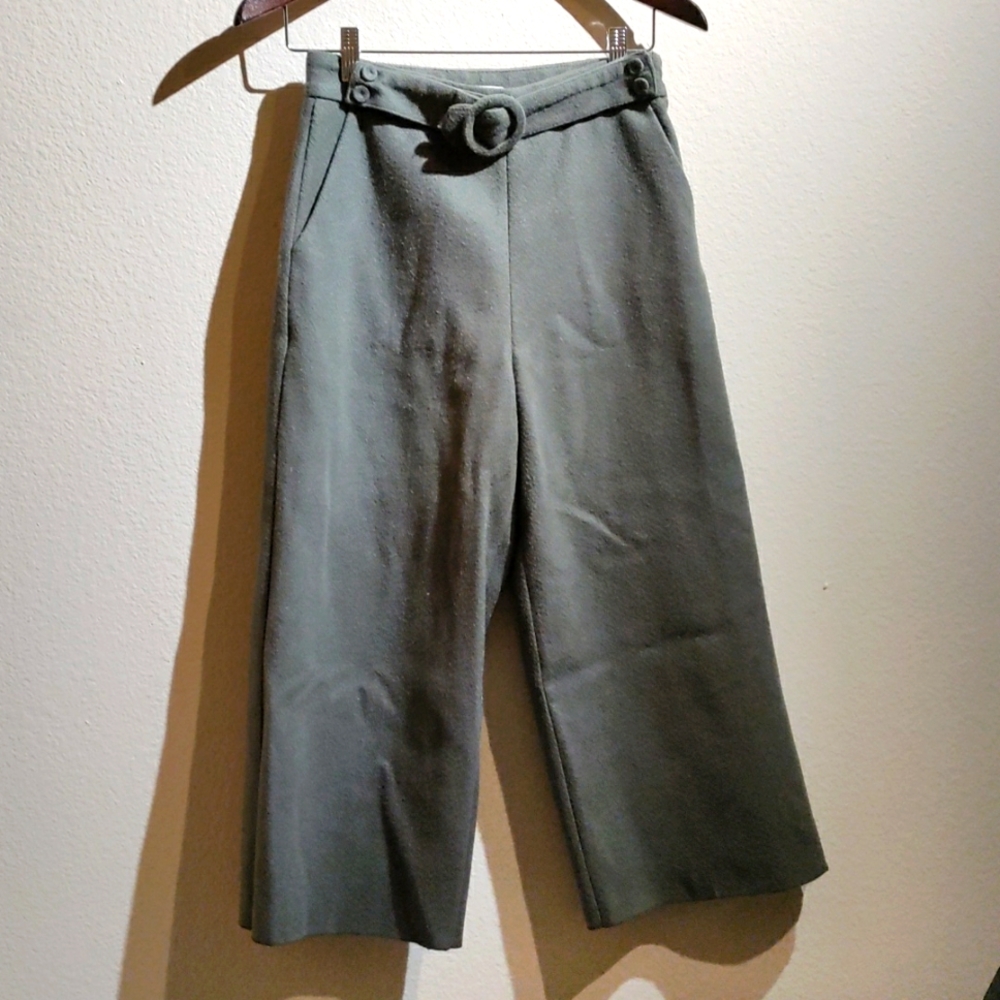 Vintage wool gaucho pants